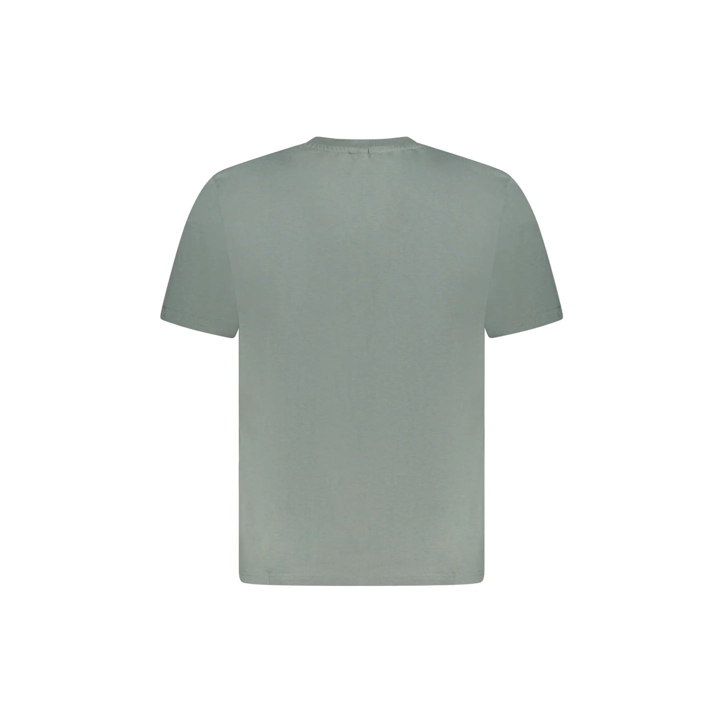 North Sails T-Shirt Maniche Corte Uomo Verde Stampa Logo - vista 2