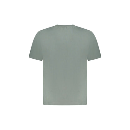 North Sails T-Shirt Maniche Corte Uomo Verde Stampa Logo - vista 2