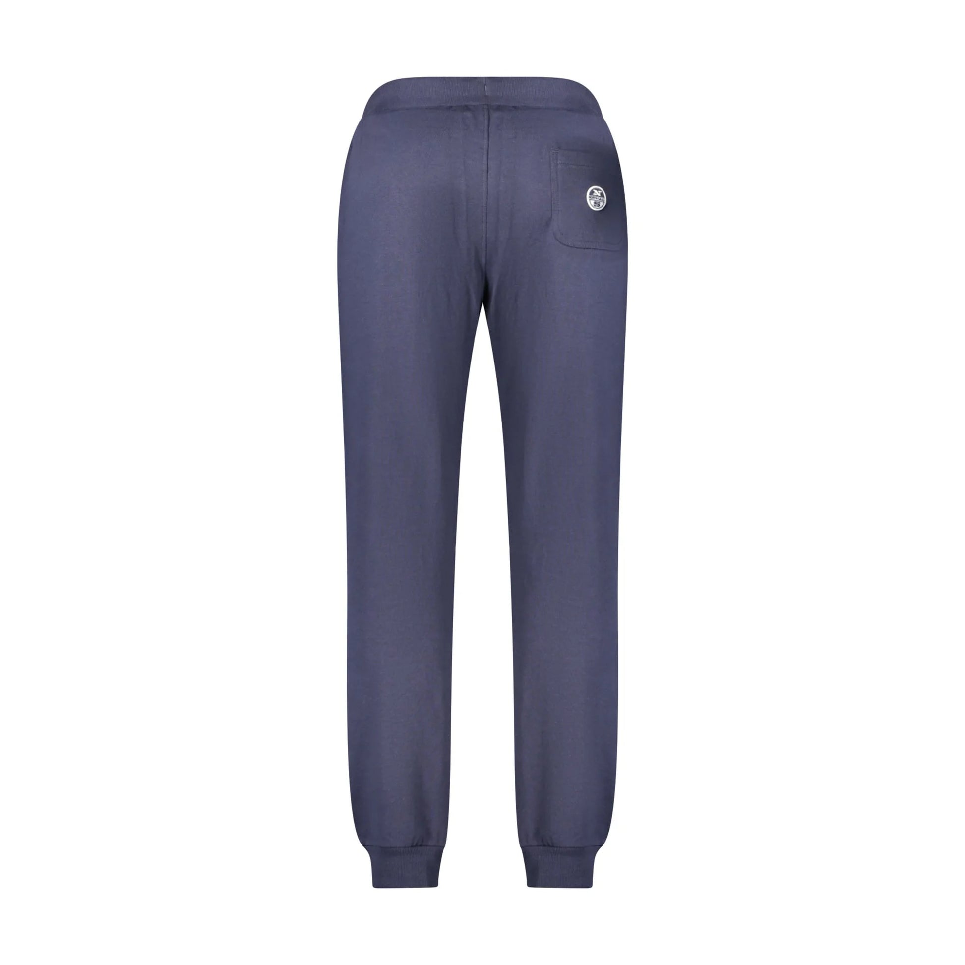 North Sails Pantaloni Uomo Blu Garzato Applicazione Logo Pantaloni tuta - vista 2