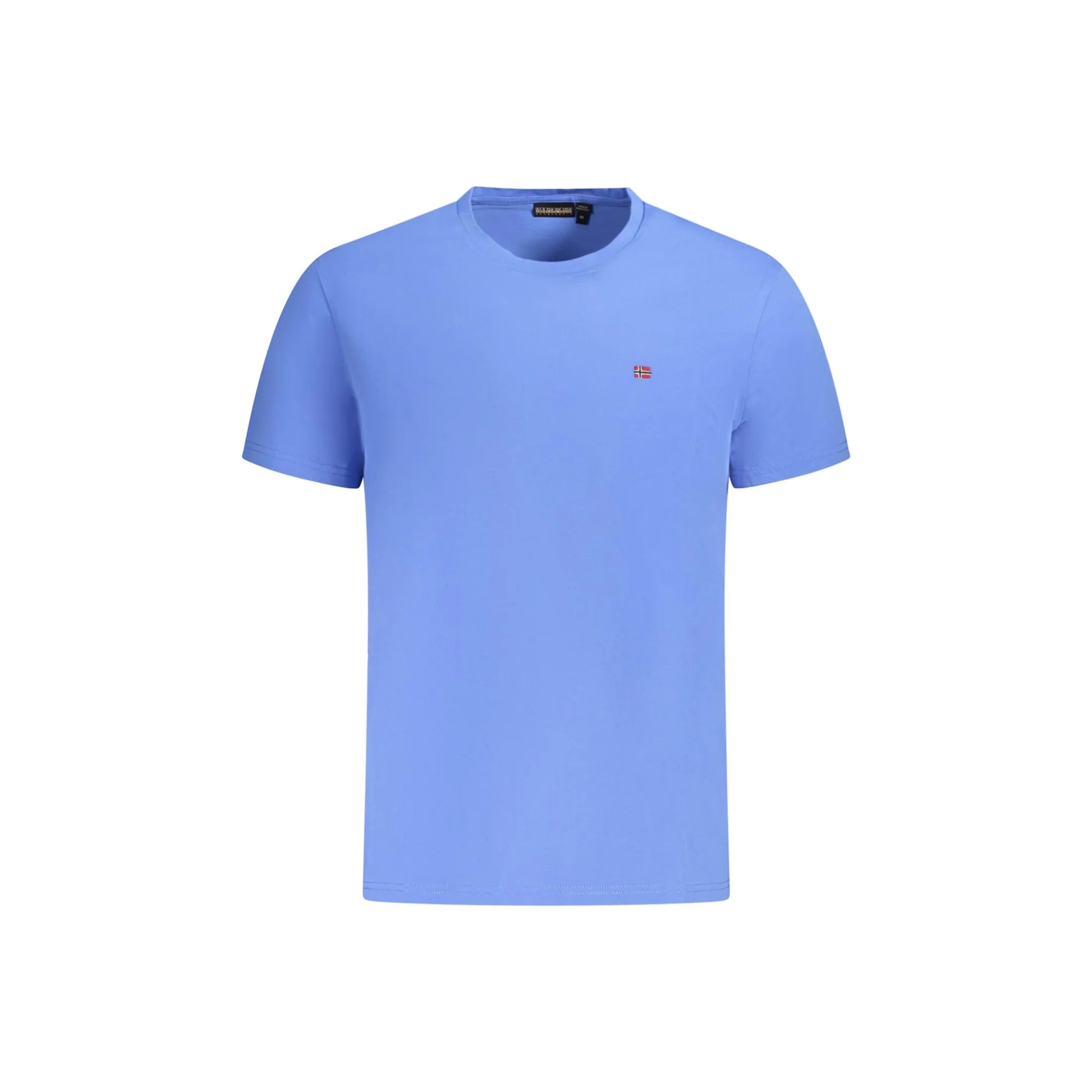 Napapijri T-Shirt Maniche Corte Uomo Blu Ricamo - foto prodotto