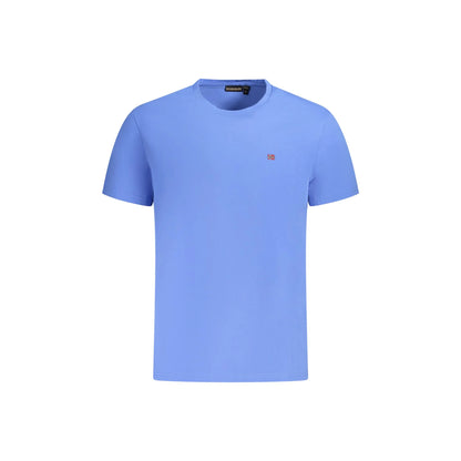 Napapijri T-Shirt Maniche Corte Uomo Blu Ricamo - foto prodotto