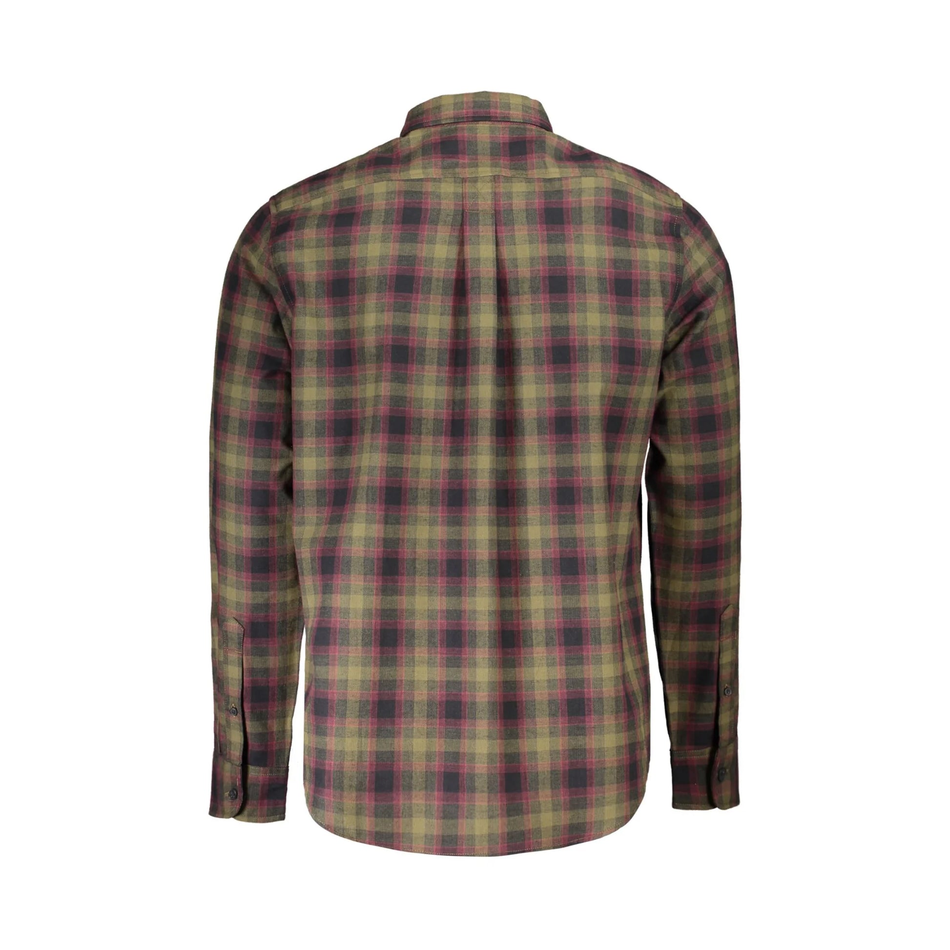 Timberland Camicia Maniche Lunghe Uomo Verde Ricamo Camicie - vista 2