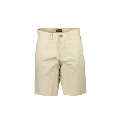 Napapijri Short Bermuda Uomo beige Ricamo Pantaloni - foto prodotto