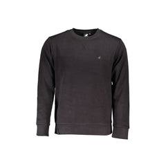 U.S. Grand Polo Felpa Maniche Lunghe Uomo Nera Ricamo