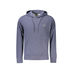 Accademia Militare Felpa Uomo Blu Zip Cappuccio Felpata Logo