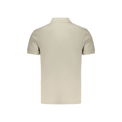 BOSS POLO MANICHE CORTE UOMO BEIGE