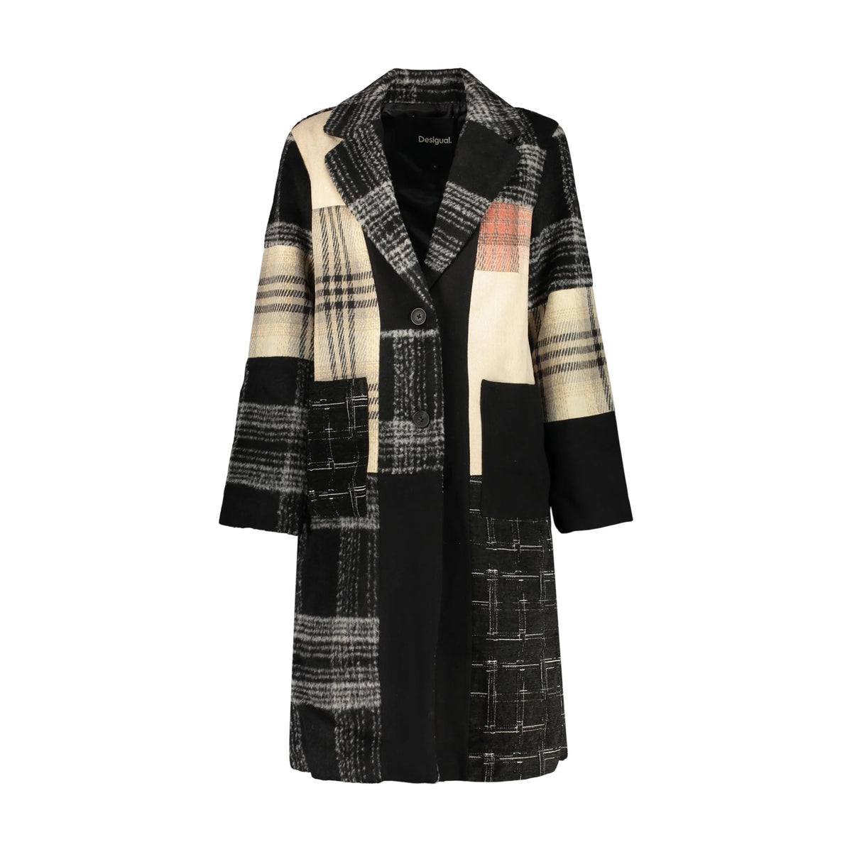 DESIGUAL CAPPOTTO DONNA NERO