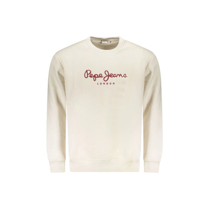 Pepe Jeans Felpa Maniche Lunghe Uomo Bianca Stampa Logo Felpe Bianco - foto prodotto