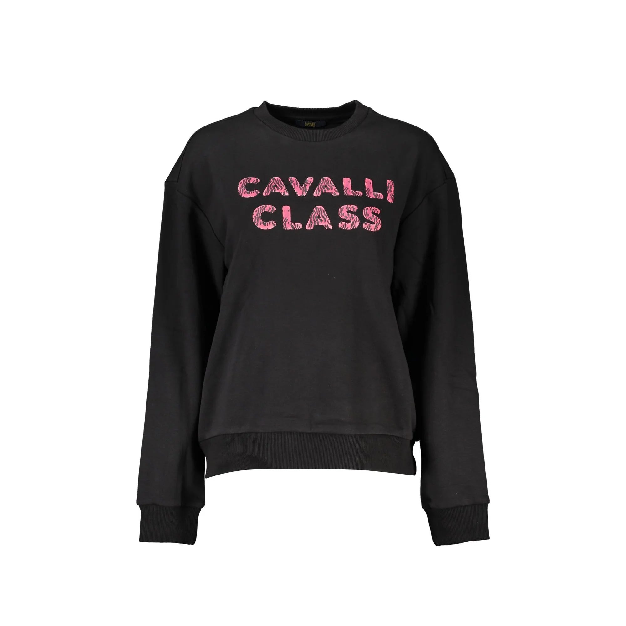 CAVALLI CLASS FELPA SENZA ZIP DONNA NERO