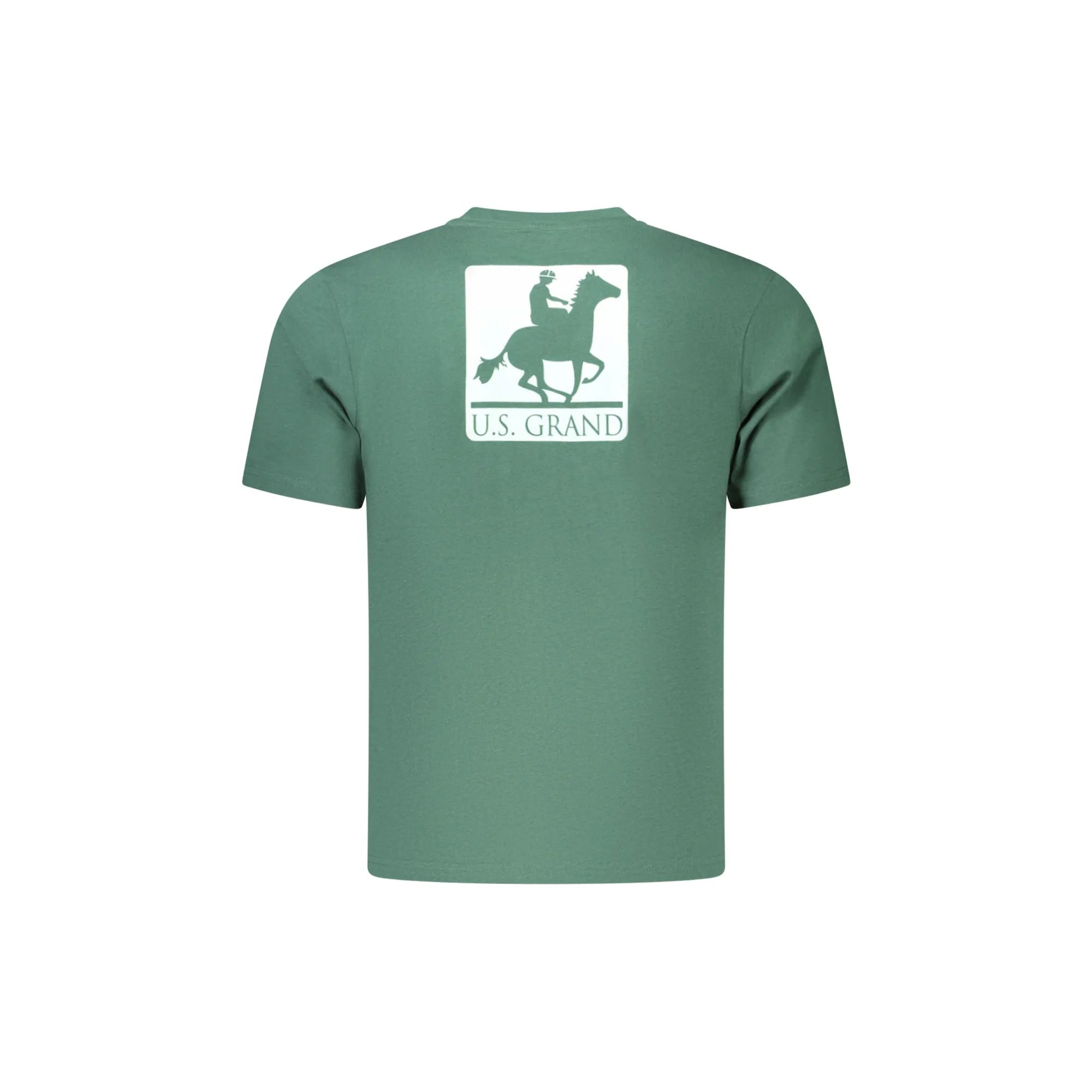 U.S. GRAND T-SHIRT MANICHE CORTE UOMO VERDE