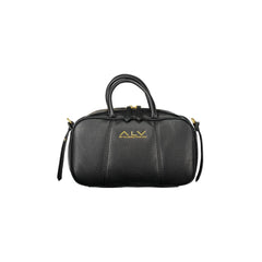 Alv By Alviero Martini Borsa a Tracolla Donna Nera Zip Logo