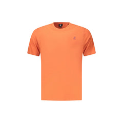 U.S. Grand T-Shirt Maniche Corte Uomo Arancione Stampa