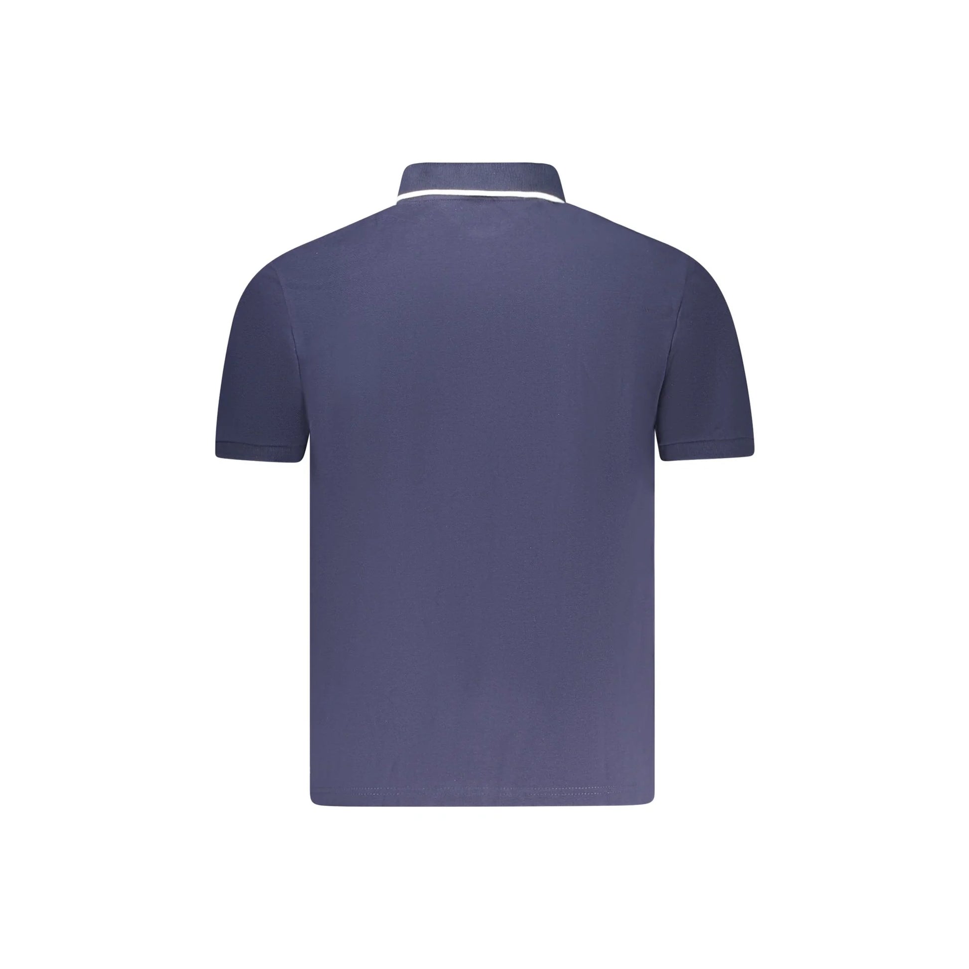 North Sails Polo Uomo Blu Maniche Corte Cotone Logo - vista 2