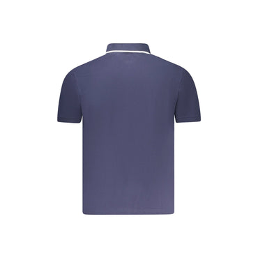 North Sails Polo Uomo Blu Maniche Corte Cotone Logo - vista 2
