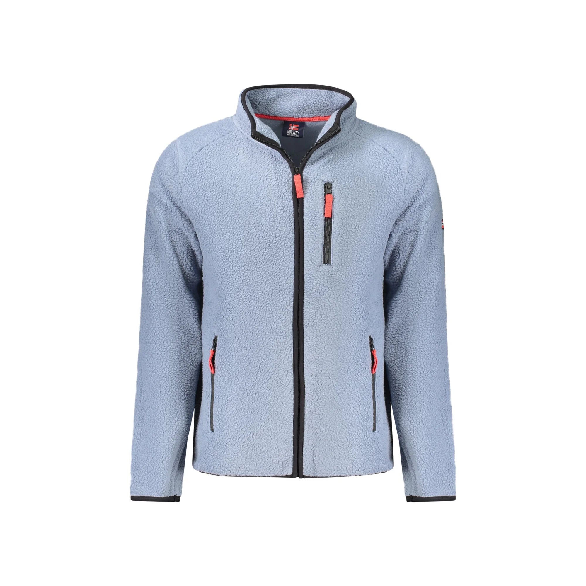 NORWAY 1963 FELPA CON ZIP UOMO BLU