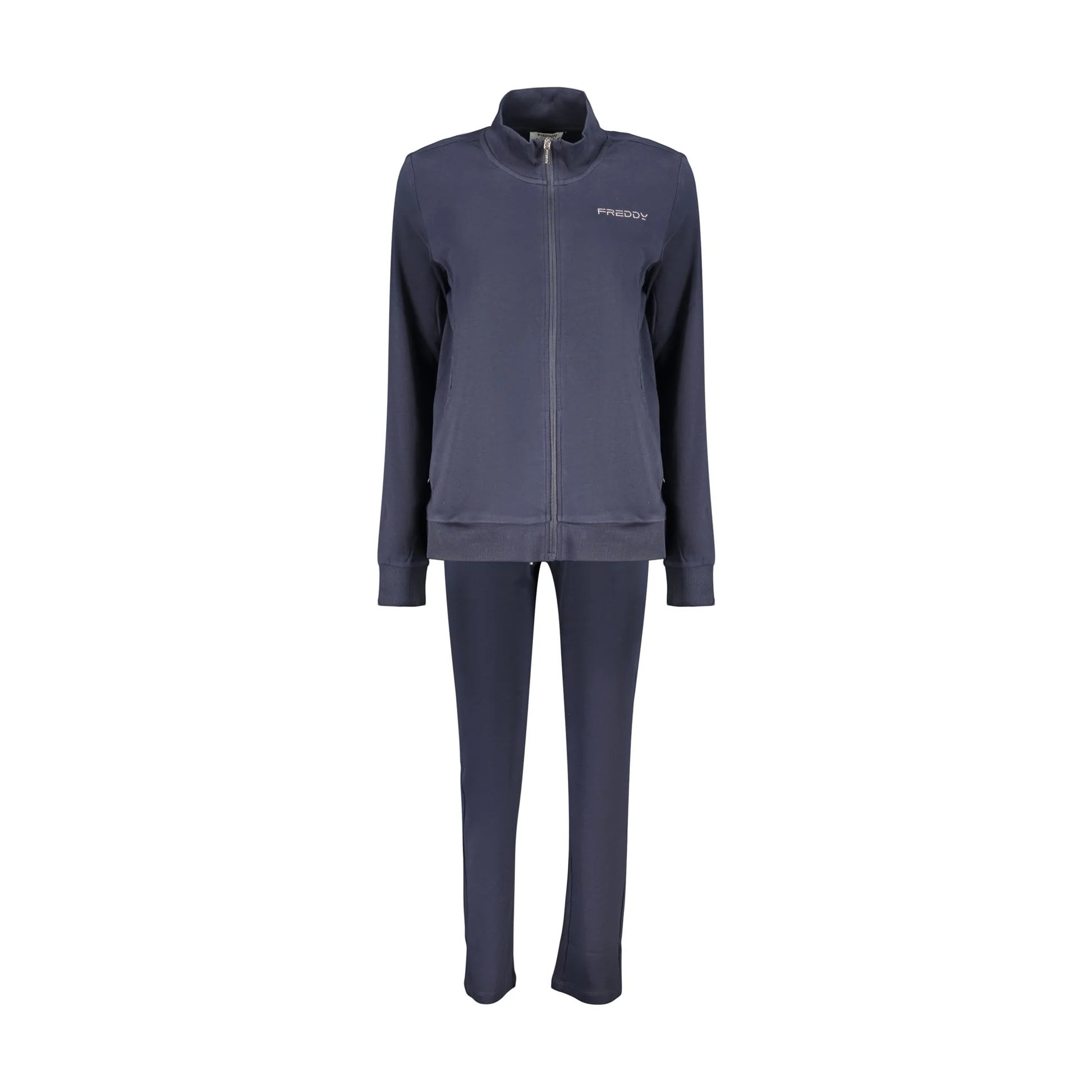 FREDDY FELPA CON ZIP DONNA BLU
