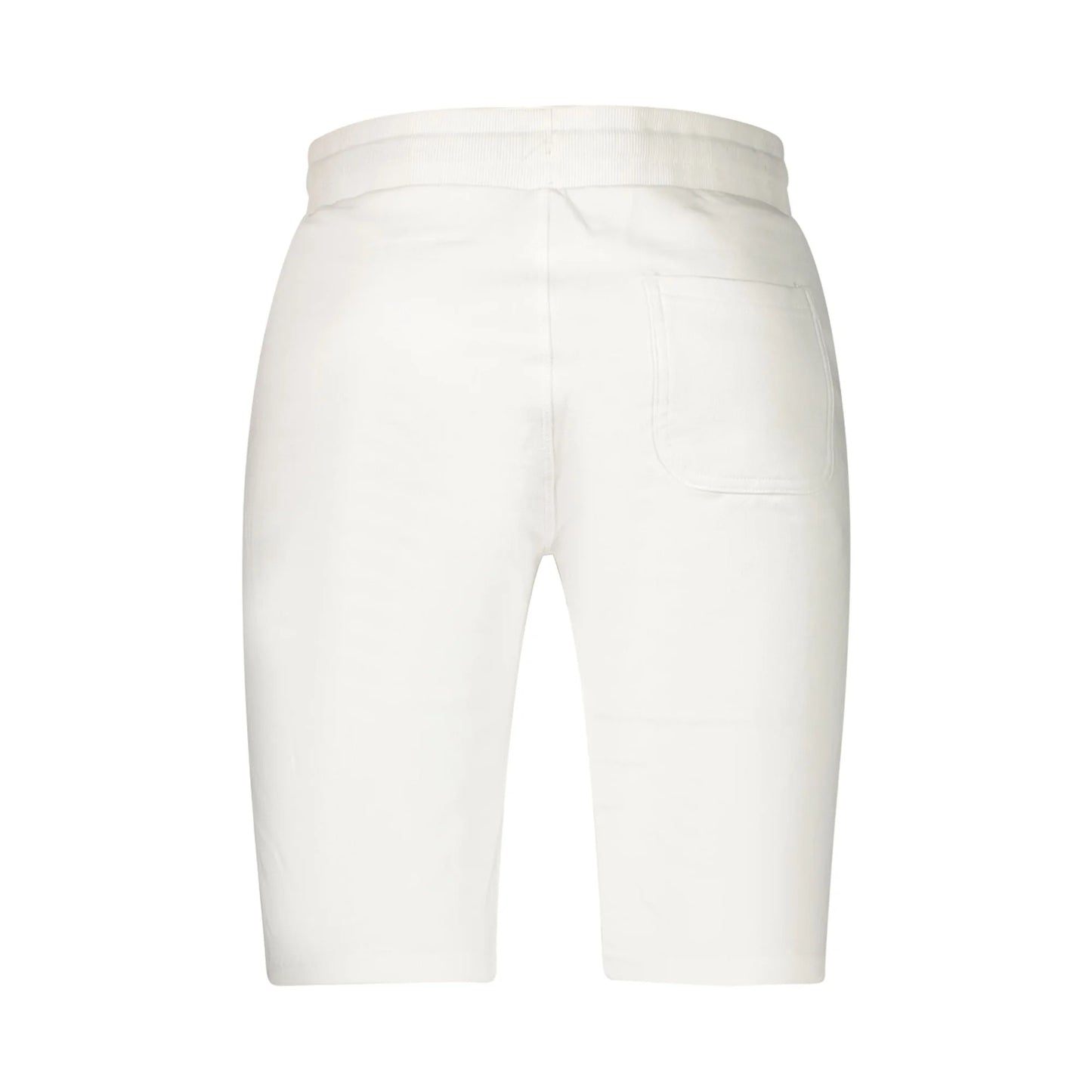 North Sails Pantaloni Tuta Corto Uomo Bianco Logo - vista 2