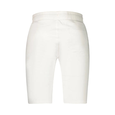 North Sails Pantaloni Tuta Corto Uomo Bianco Logo - vista 2