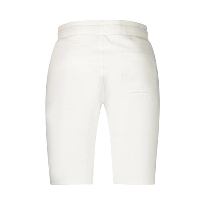 North Sails Pantaloni Tuta Corto Uomo Bianco Logo - vista 2