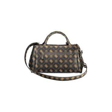 Guess Jeans Borsa a Tracolla Donna Marroni Stampa Logo Borse - vista 2