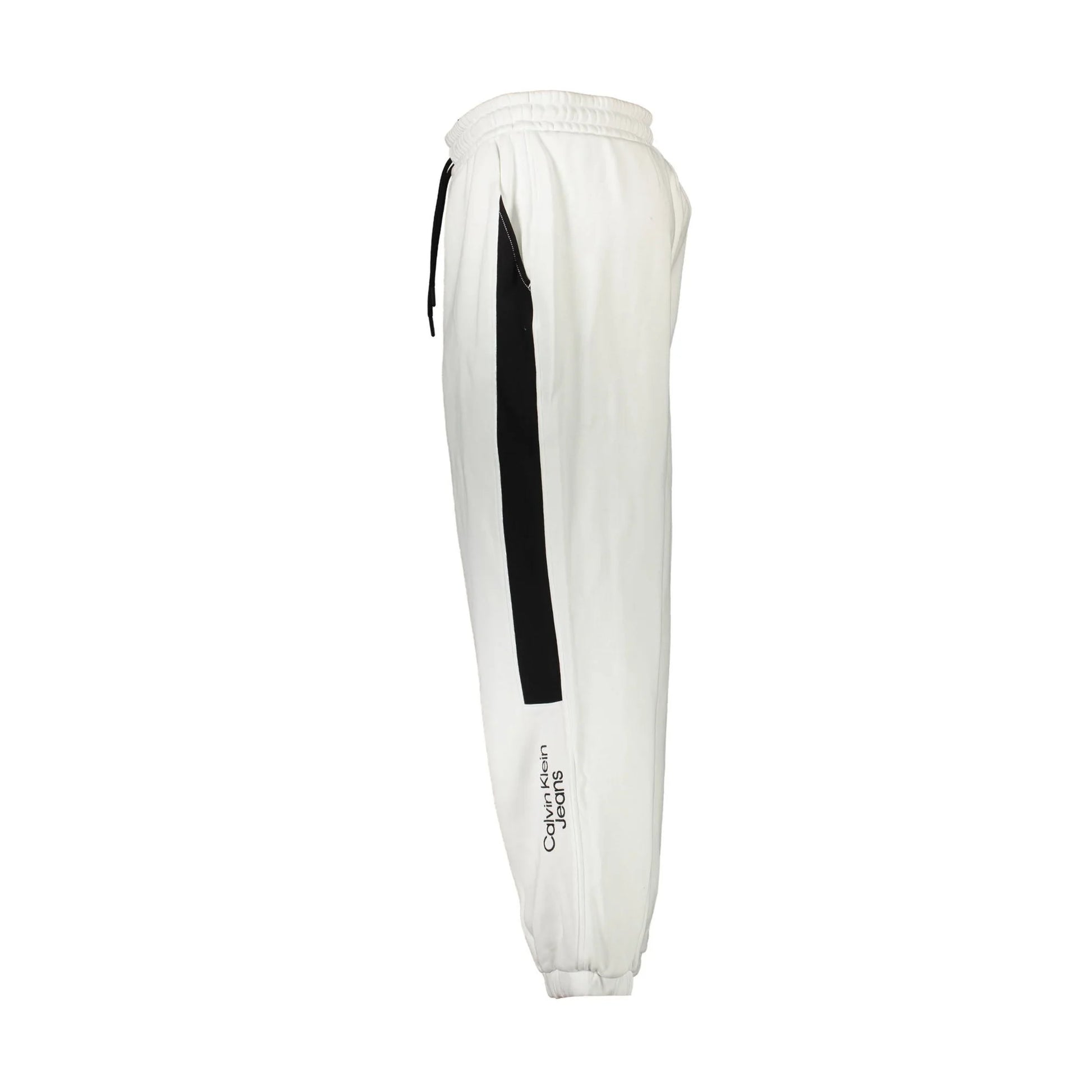 Calvin Klein Pantaloni Uomo Bianco Ricamo - vista 2