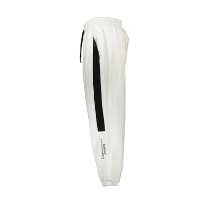 Calvin Klein Pantaloni Uomo Bianco Ricamo - vista 2