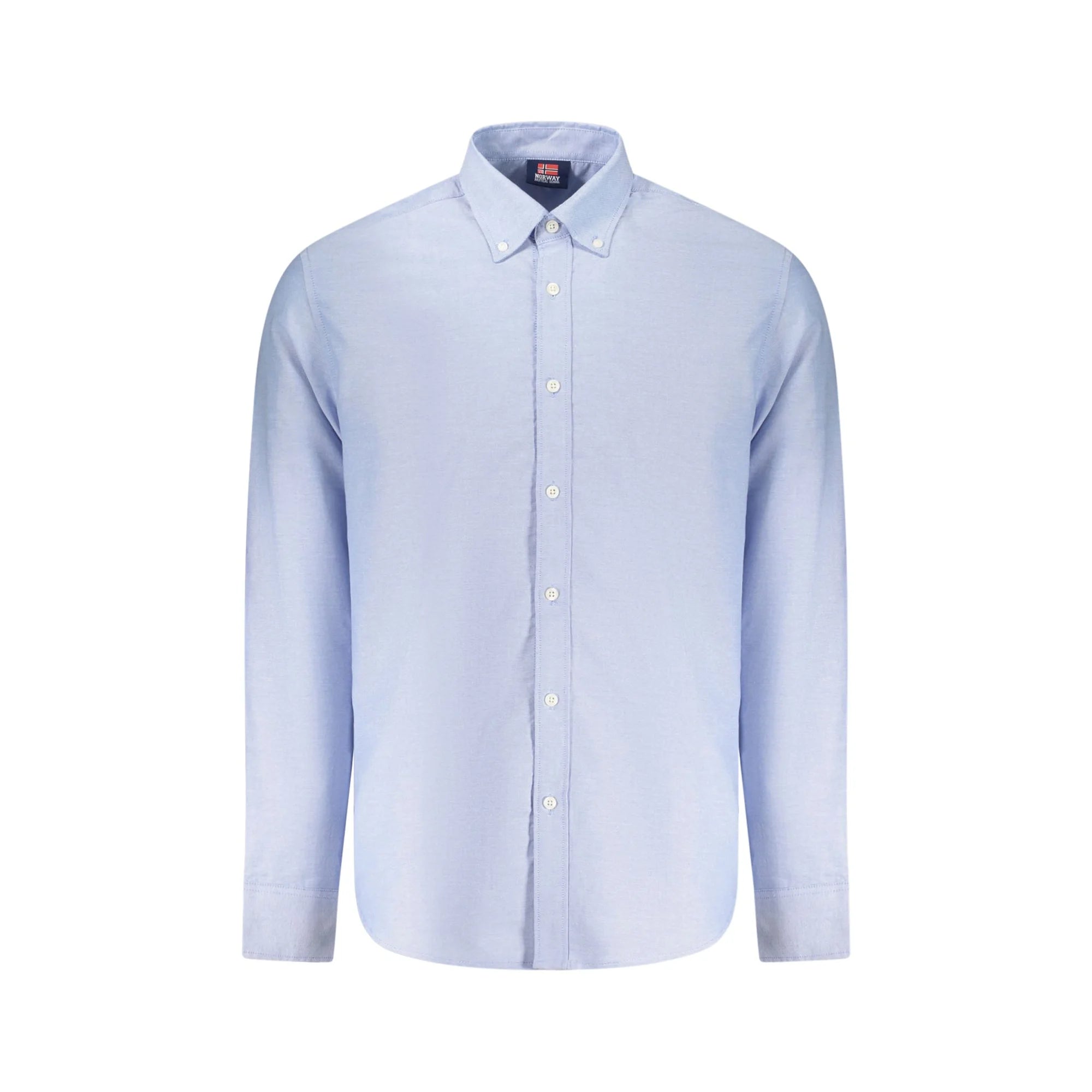 NORWAY 1963 CAMICIA MANICHE LUNGHE UOMO AZZURRO