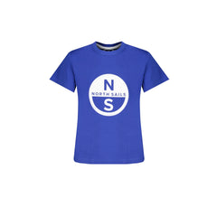 North Sails T-Shirt Maniche Corte Bambino Blu Stampa Logo