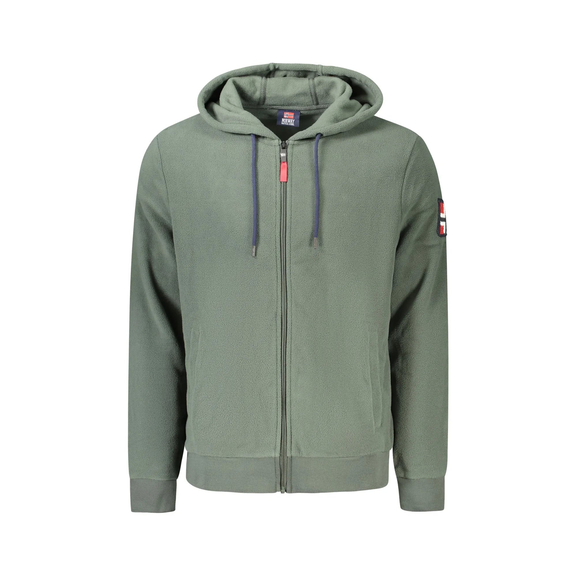 NORWAY 1963 FELPA CON ZIP UOMO VERDE