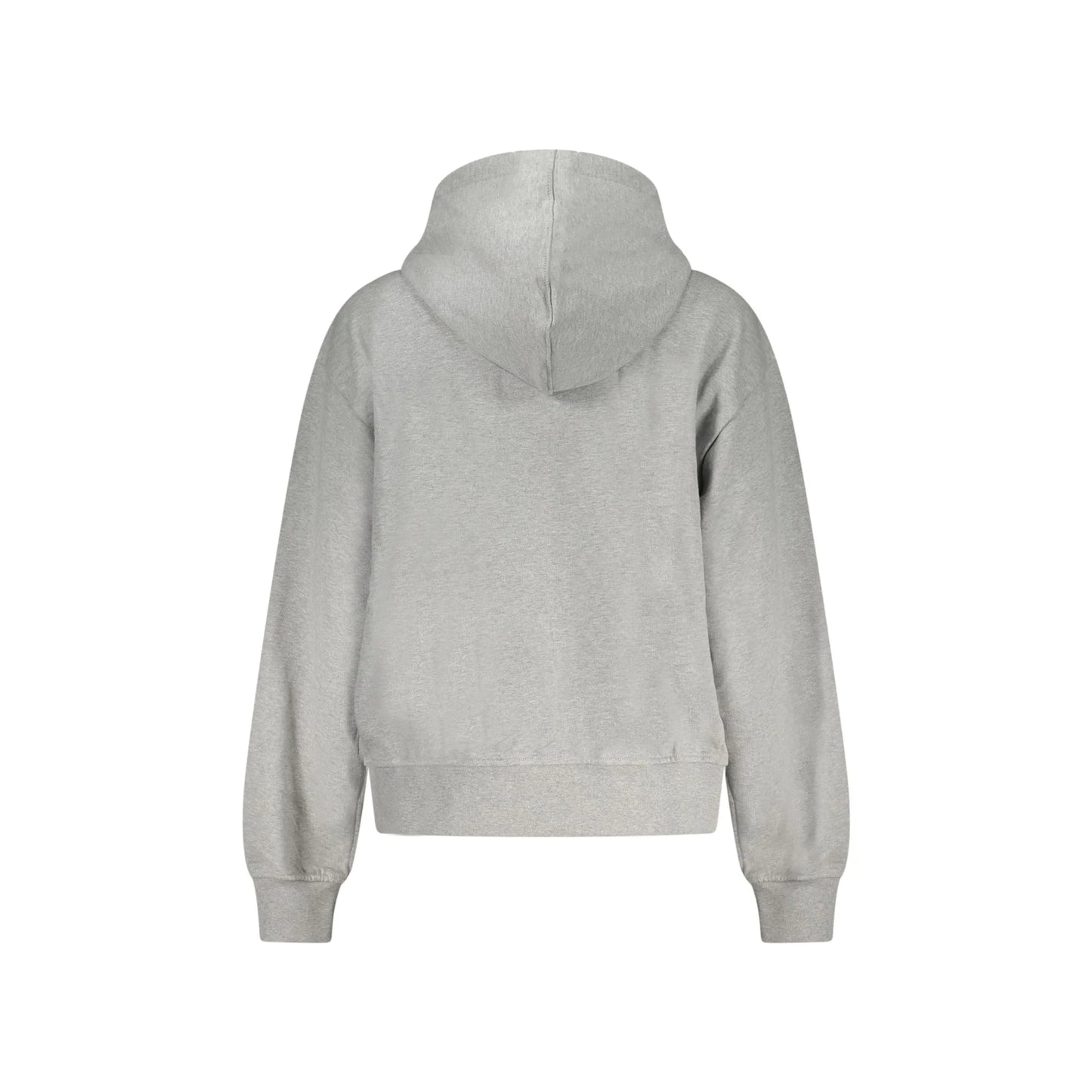 Calvin Klein Felpa Maniche Lunghe Donna Grigia Zip Ricamo Felpe grigio - vista 2