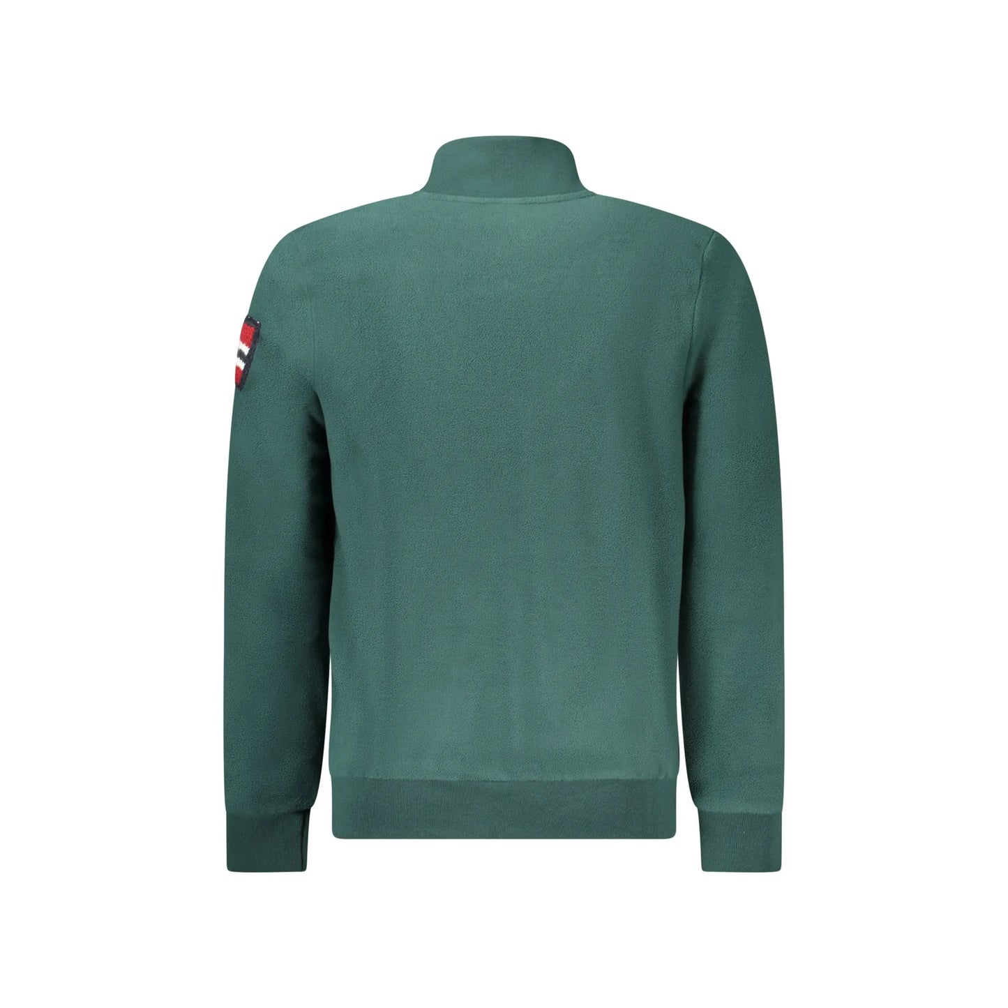 Norway 1963 Felpa Uomo Verde Zip Pile Tasche Ricamo Logo Felpe - vista 2