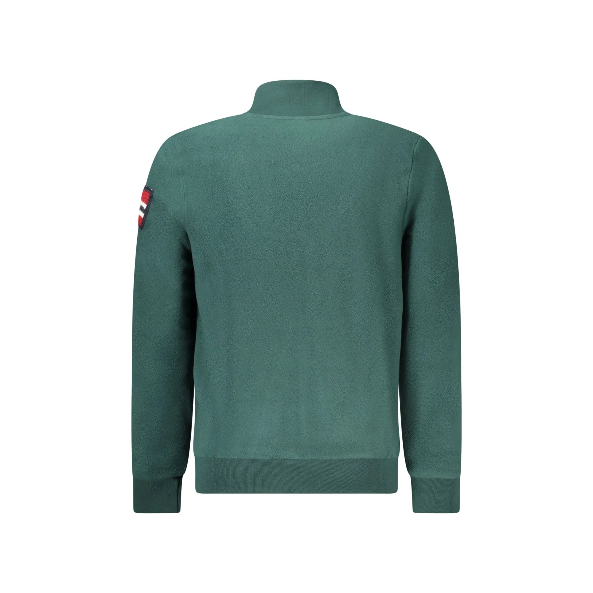 NORWAY 1963 FELPA CON ZIP UOMO VERDE