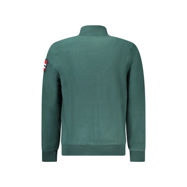 Norway 1963 Felpa Uomo Verde Zip Pile Tasche Ricamo Logo Felpe - vista 2