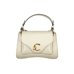 Coccinelle Borsa a Tracolla Pelle Donna Bianca Logo