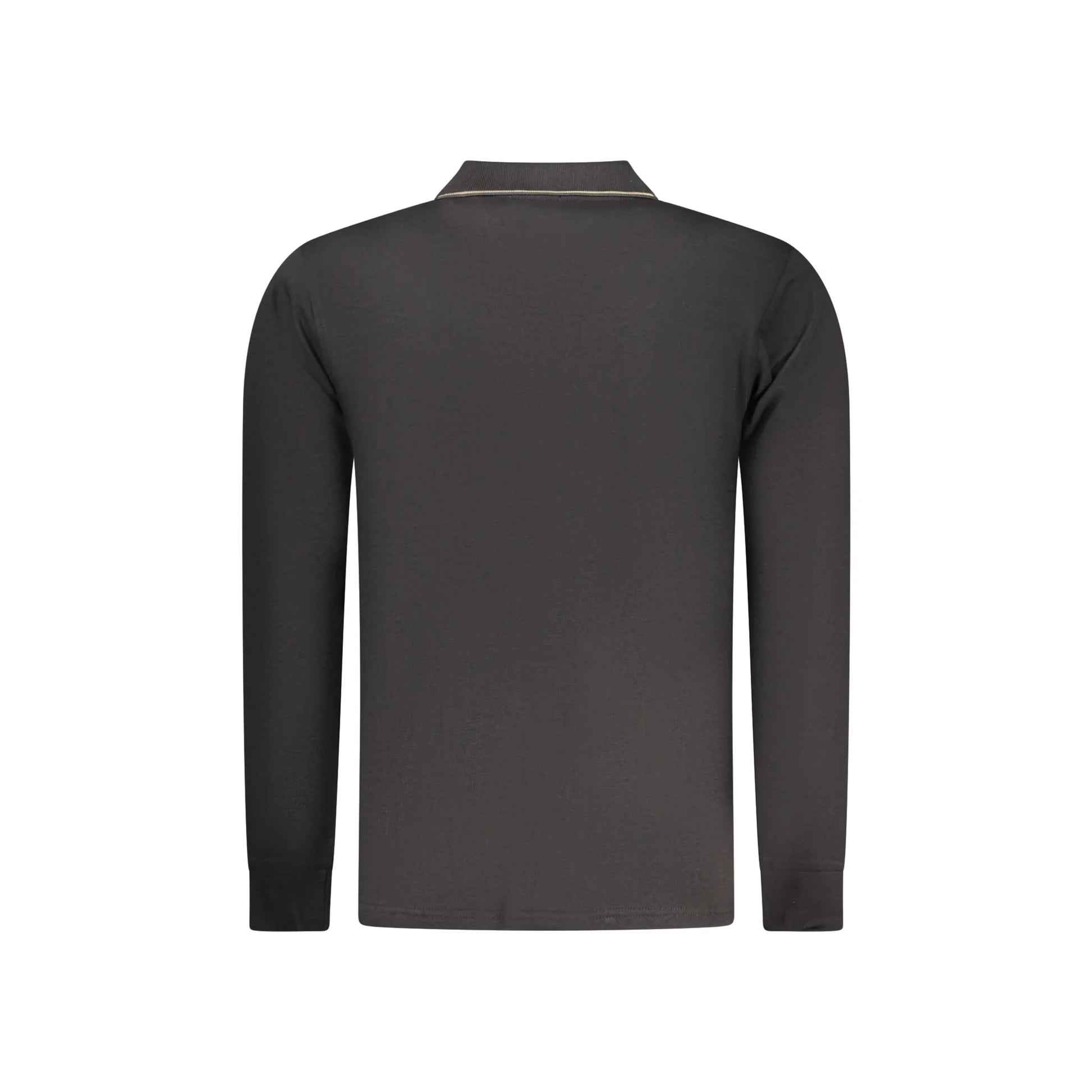 Coveri Moving Polo Maniche Lunghe Uomo Nera Ricamo nero - vista 2