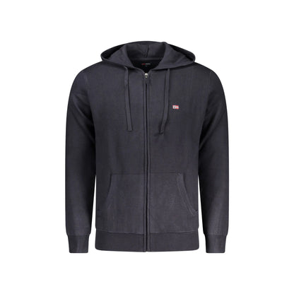Norway 1963 Cardigan Uomo Blu con Cappuccio Zip Tasche Ricamo Logo Maglie - foto prodotto