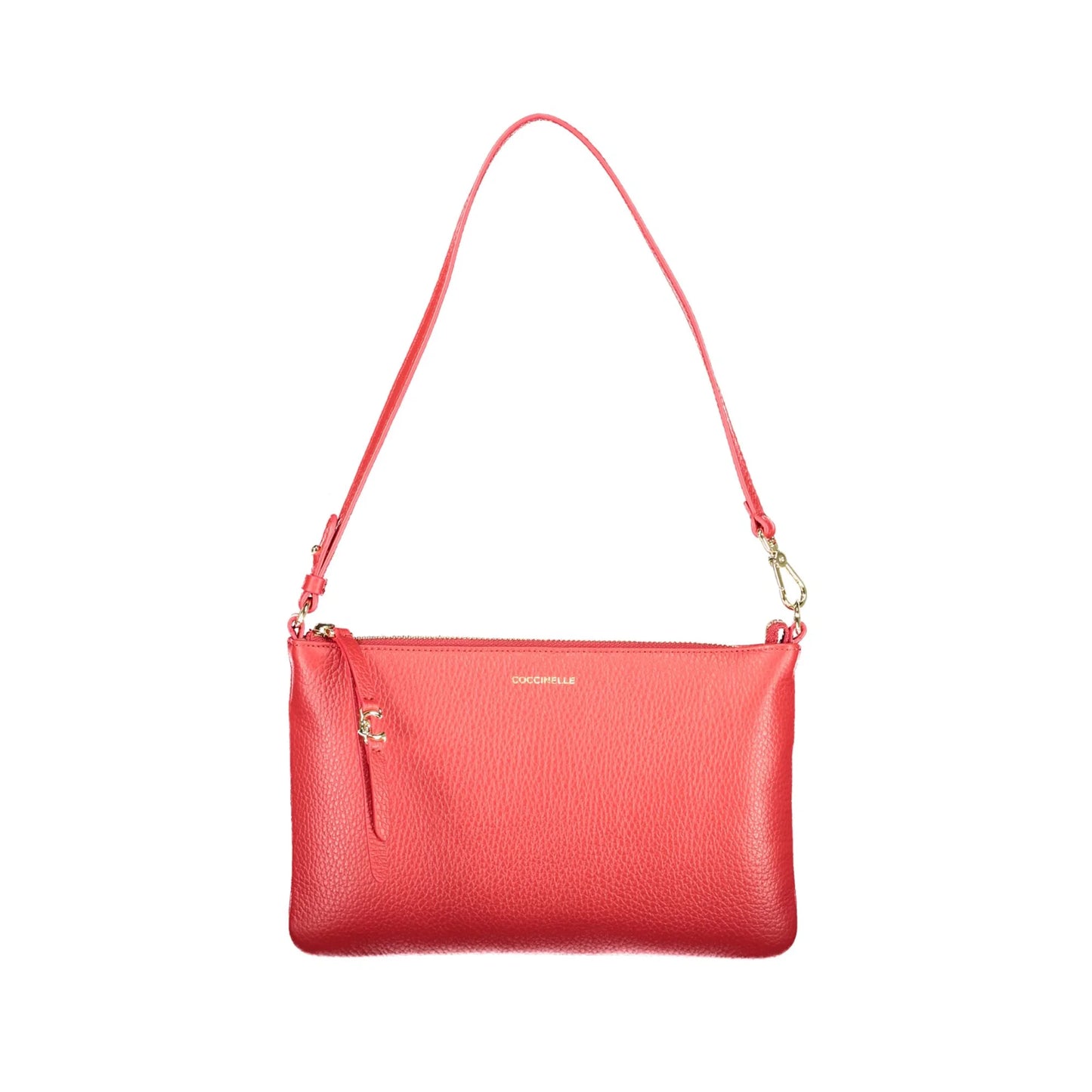 Coccinelle Borsa a Spalla Pelle Donna Rossa Logo Borse Rosso - foto prodotto