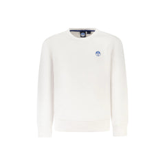 North Sails Sweatshirt Manches Longues Enfant Blanche Logo