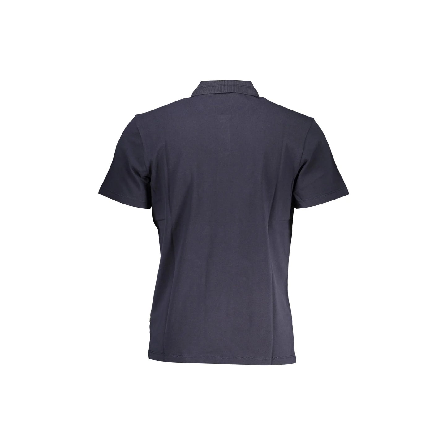 Napapijri Polo Maniche Corte Uomo Blu Ricamo - vista 2