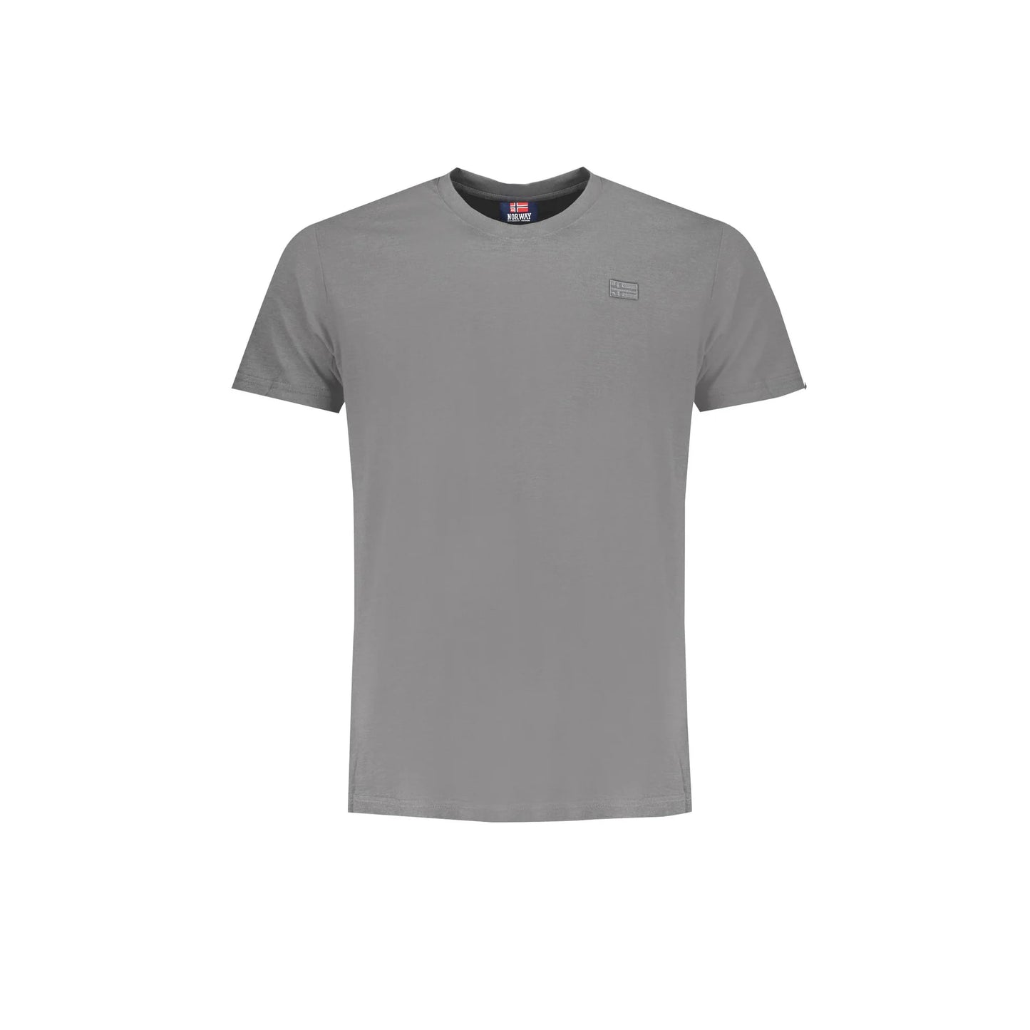 Norway 1963 T-Shirt Maniche Corte Uomo Grigia Ricamo Grigio - foto prodotto