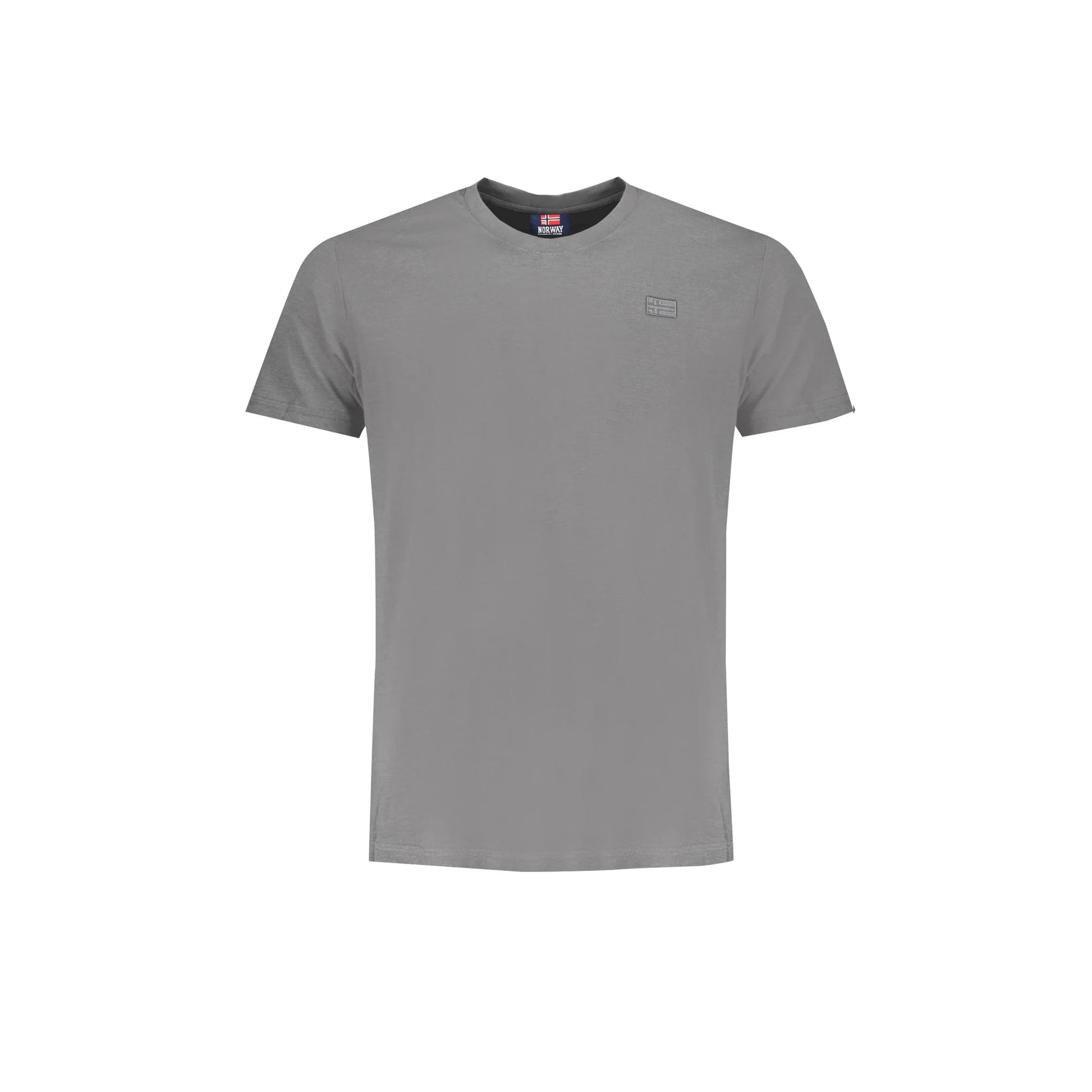 Norway 1963 T-Shirt Maniche Corte Uomo Grigia Ricamo Grigio - foto prodotto