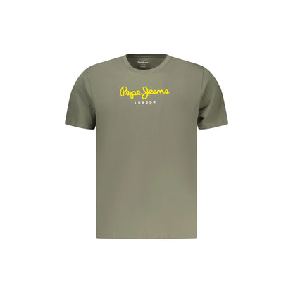 PEPE JEANS T-SHIRT MANICHE CORTE UOMO VERDE