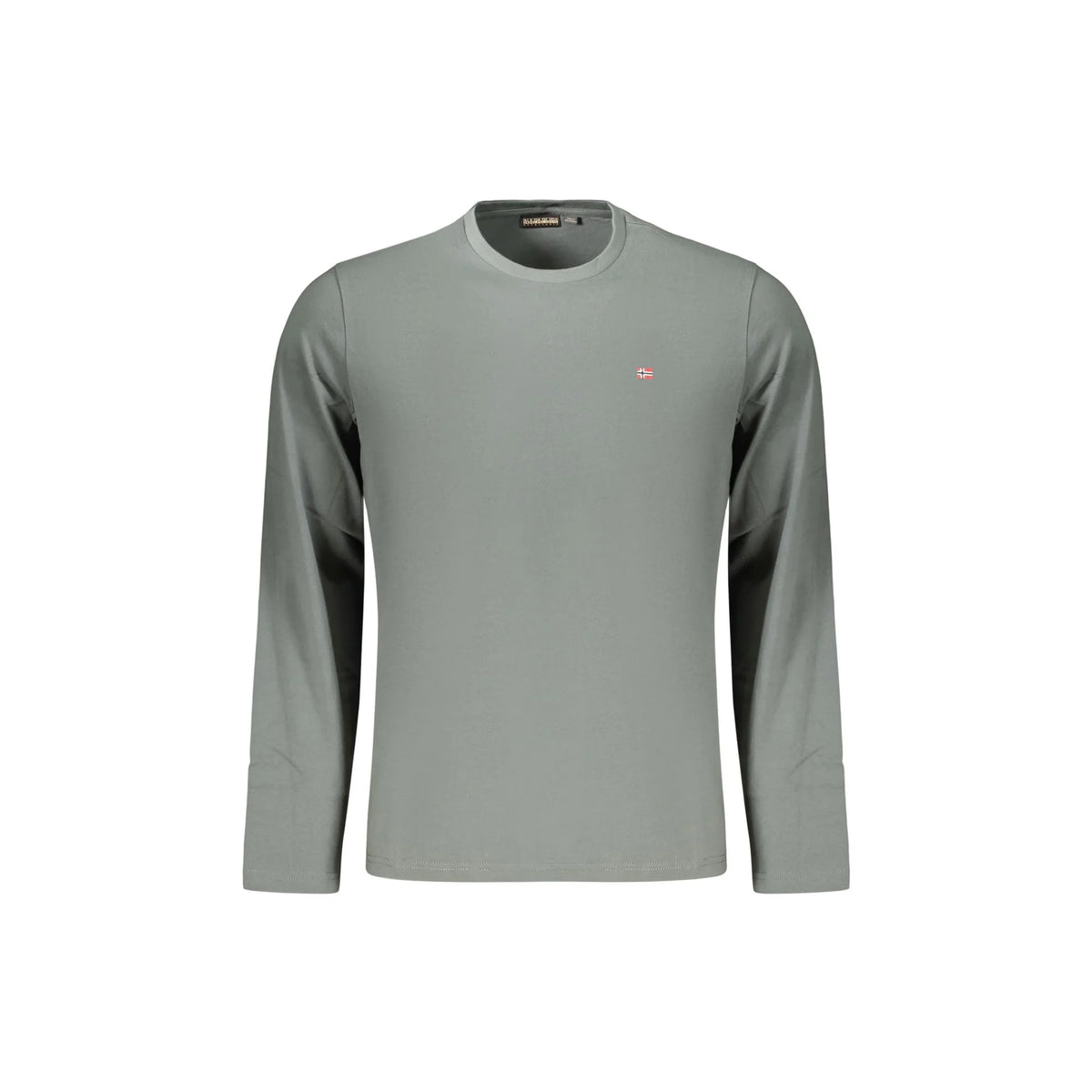 NAPAPIJRI T-SHIRT MANICHE LUNGHE UOMO VERDE