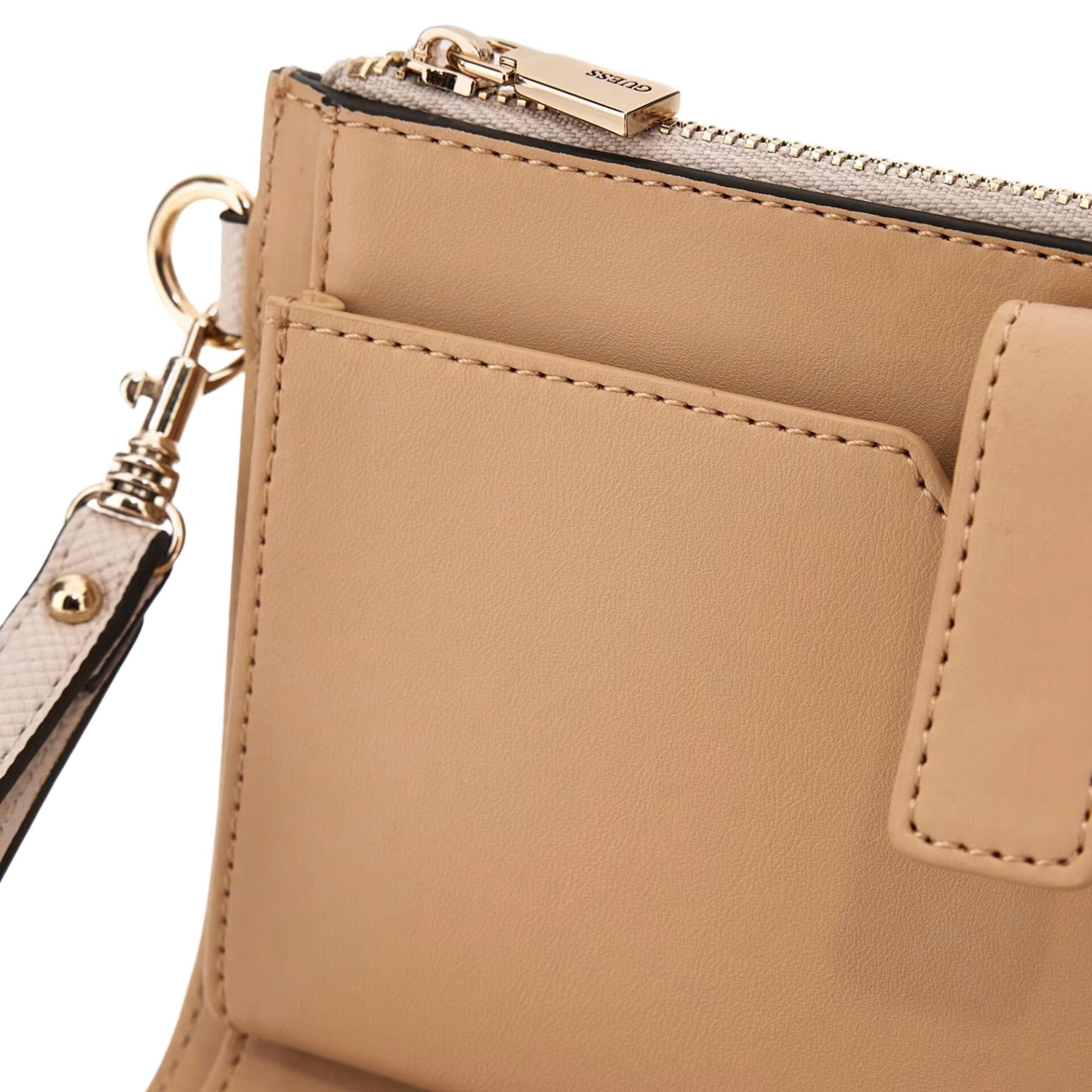 Portafoglio Donna Guess Laurel Saffiano con Doppia Zip