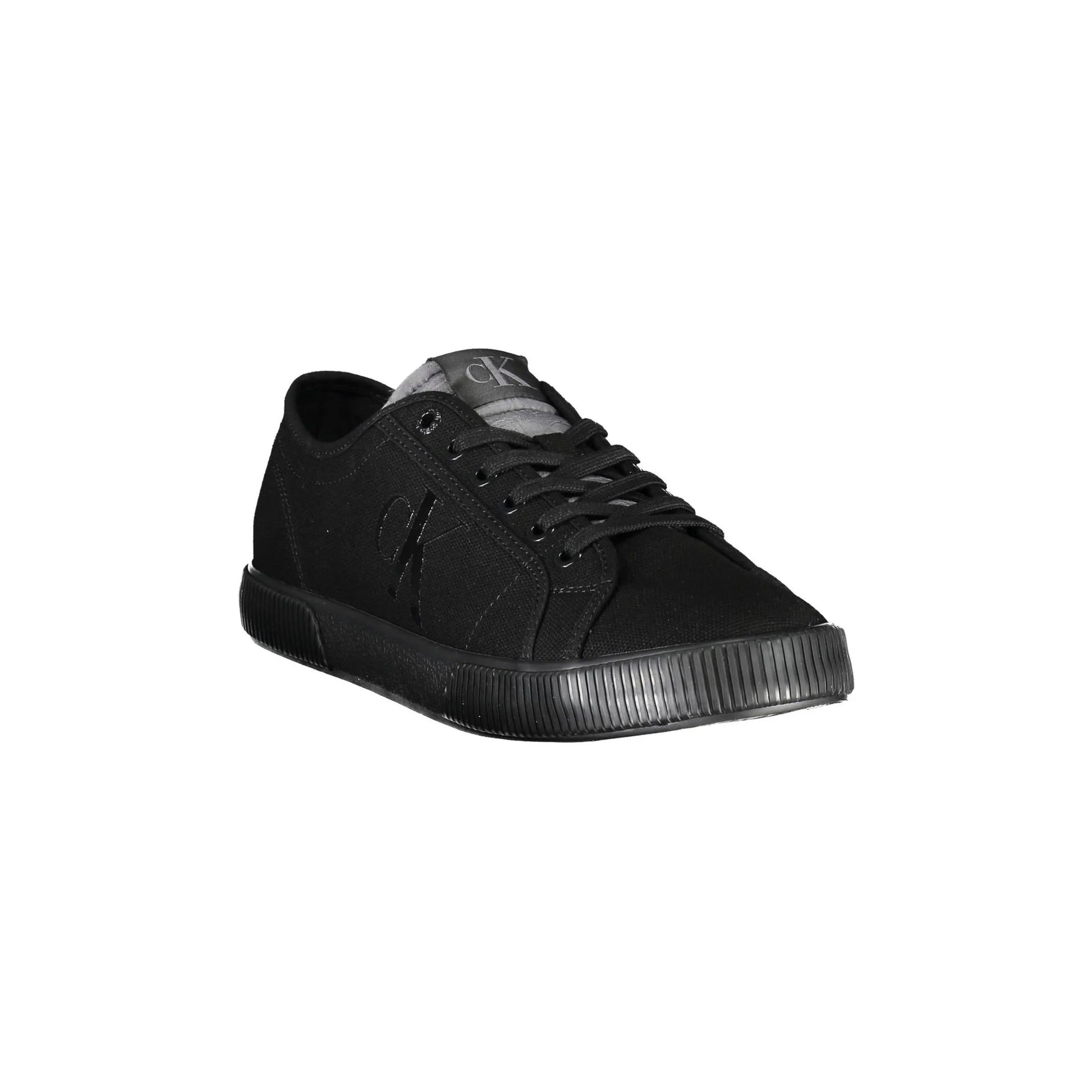 CALVIN KLEIN Scarpe Sportive Uomo Nere con Stampa e Dettagli Sneakers nero - vista 2