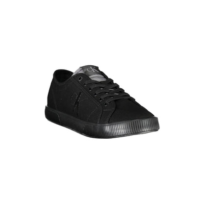 CALVIN KLEIN Scarpe Sportive Uomo Nere con Stampa e Dettagli Sneakers nero - vista 2