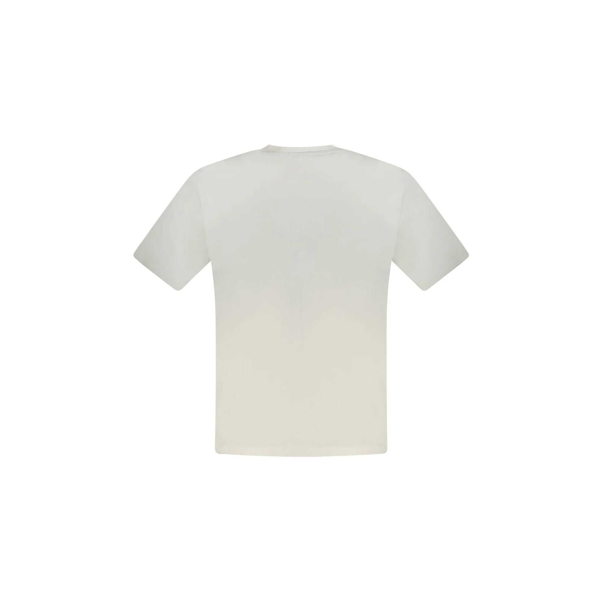 North Sails T-Shirt Uomo Bianca Girocollo Cotone Stampa Logo bianco - vista 2