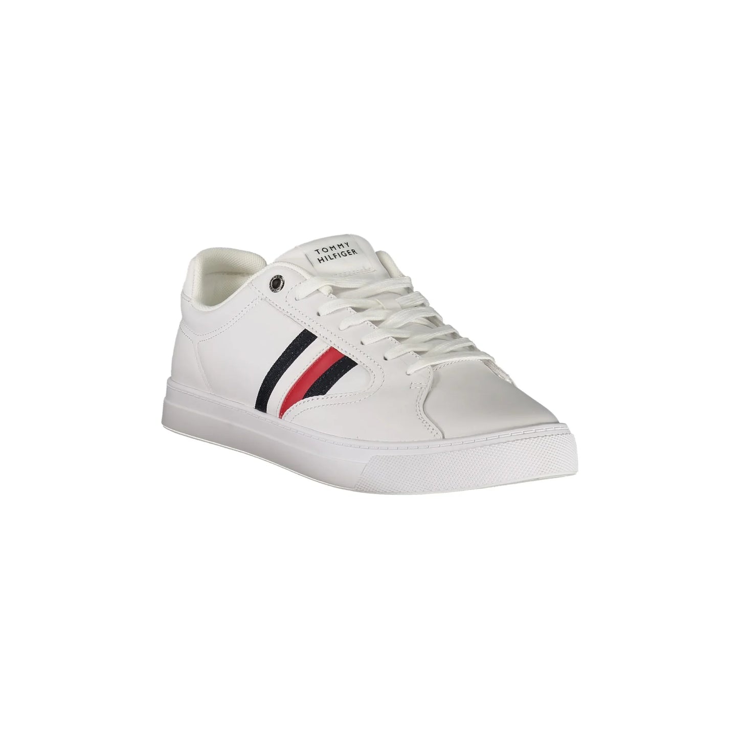 TOMMY HILFIGER Sneakers Uomo Bianche con Lacci e Plantare Removibile bianco - vista 2