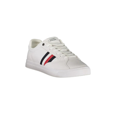TOMMY HILFIGER Sneakers Uomo Bianche con Lacci e Plantare Removibile bianco - vista 2