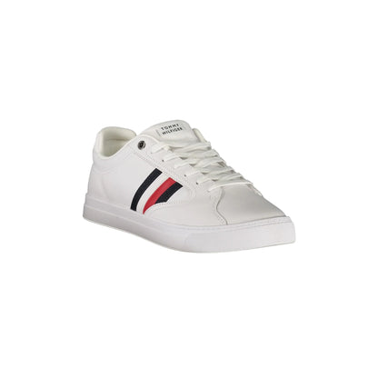 TOMMY HILFIGER Sneakers Uomo Bianche con Lacci e Plantare Removibile bianco - vista 2